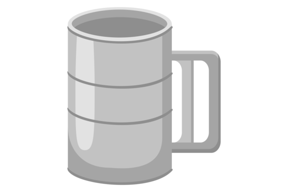 Download Sifting Cup for Flour. Baking Ingredient - Premium Resources